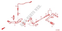 MAIN STAND   BRAKE PEDAL for Honda CBR 250 R ABS TRICOLORE 2012