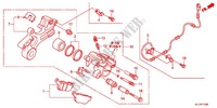 REAR BRAKE CALIPER for Honda CBR 250 R ABS TRICOLORE 2012