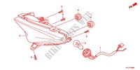 TAILLIGHT (2) for Honda CBR 250 R ABS TRICOLORE 2012