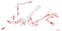 MAIN STAND   BRAKE PEDAL for Honda CBR 250 R ABS TRICOLORE 2012