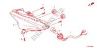 TAILLIGHT (2) for Honda CBR 250 R ABS TRICOLORE 2011