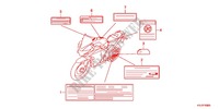 CAUTION LABEL (1) for Honda CBR 250 R 2011