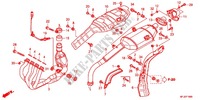 EXHAUST MUFFLER (2) for Honda CBR 600 R ABS NOIRE 2012