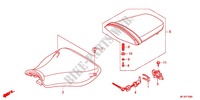 SINGLE SEAT (2) for Honda CBR 600 R ABS NOIRE 2012