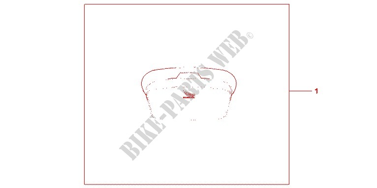 DX 45L TOP BOX INNERBAG for Honda NC 700 X ABS 35KW 2013