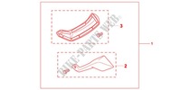 FOOT DEFLECTOR SET for Honda NC 700 X ABS 35KW 2013