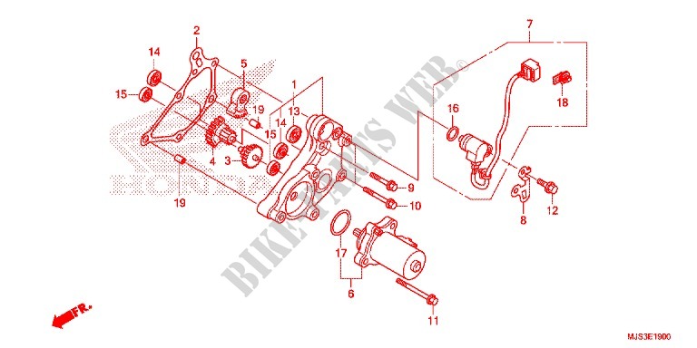 REDUCTION CASE for Honda NC 750 J VULTUS 2015