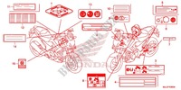 CAUTION LABEL for Honda NC 750 X ABS DCT 2015