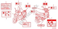 CAUTION LABEL (1) for Honda VISION 110 2012