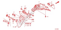 REAR FENDER for Honda VISION 110 2012