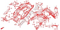 REAR FENDER for Honda CROSSRUNNER 800 2015