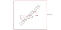 SEAT AS*PDBG/PBK* for Honda CB 1000 R 2010
