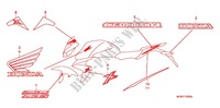 STICKERS (1) for Honda CB 1000 R ABS 2010