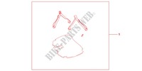 TOP BOX MAT AND STRAP  for Honda CBF 1000 F ABS 2011