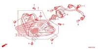 HEADLIGHT for Honda WAVE 110 front brake disk 2012