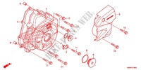 LEFT CRANKCASE COVER   ALTERNATOR (2) for Honda WAVE 110 disque frein avant 2012