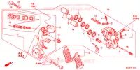 LEFT FRONT BRAKE CALIPER for Honda PAN EUROPEAN 1300 ABS 2008