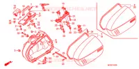 R. SADDLEBAG  for Honda PAN EUROPEAN 1300 ABS 2008