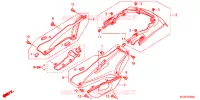 REAR   SIDE COVERS for Honda PAN EUROPEAN 1300 ABS 2008