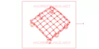RUBBER NET BLACK for Honda PAN EUROPEAN 1300 ABS 2008