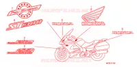 STICKERS for Honda PAN EUROPEAN 1300 ABS 2008