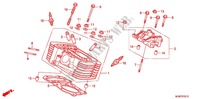 REAR CYLINDER HEAD for Honda VT 750 S 2011