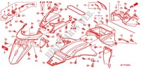 REAR FENDER for Honda TRANSALP 700 2010