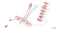 STEERING STEM for Honda CROSSRUNNER 800 GREY 2012