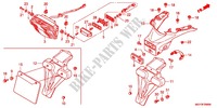 TAILLIGHT (2) for Honda CROSSRUNNER 800 GREY 2012