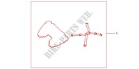 TOP BOX MAT & STRAP SET for Honda CROSSRUNNER 800 GREY 2012