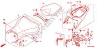 SEAT for Honda CBR 1000 RR ABS RED 2012