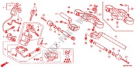 HANDLEBAR   TRIPLE CLAMP   STEERING STEM (CBR1000RRE/RAE/CBR1000S/SA) for Honda CBR 1000 RR FIREBLADE NOIRE 2014