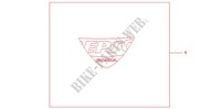 EPSO STICKER FIREBLADE WS for Honda CBR 1000 RR ABS REPSOL 2009