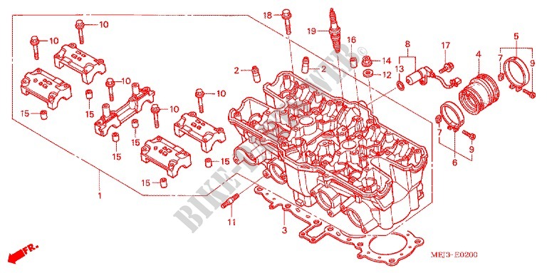 CYLINDER   HEAD for Honda CB 1300 ABS 2005