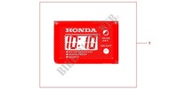 MINI CLOCK: 3,5 X 2,3 X 1 CM for Honda CBR 125 TRICOLOR 2009