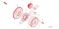 STARTING GEAR for Honda FOURTRAX 420 RANCHER 4X4 Manual Shift RED 2010