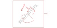 TOP BOX MAT AND STRAP  for Honda CBF 1000 F ABS 2010