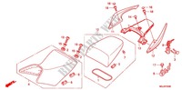 SINGLE SEAT (2) for Honda CBF 1000 F ABS 2011