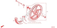 FRONT WHEEL (AFS1101SH) for Honda WAVE 110 2011
