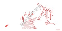 MAIN STAND   BRAKE PEDAL for Honda CBF 125 2012