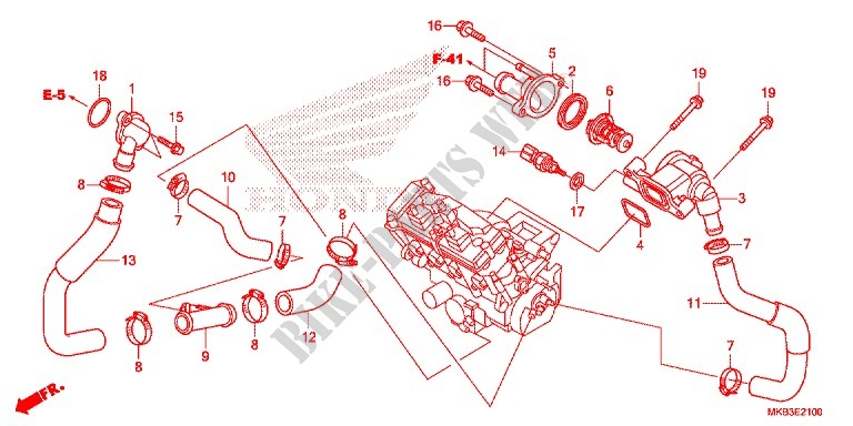 THERMOSTAT for Honda CBR 1000 SP ABS REPSOL 2016
