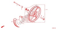 FRONT WHEEL (MOULURE) for Honda CGX 125 2015