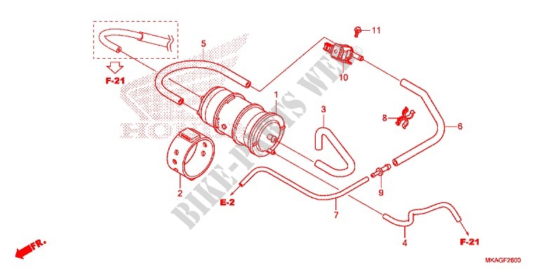 CANISTER for Honda NC 750 S DCT 2016