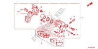 REAR BRAKE CALIPER for Honda NX4 FALCON 400 Fi 2014