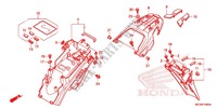 REAR FENDER for Honda NX4 FALCON 400 Fi 2014