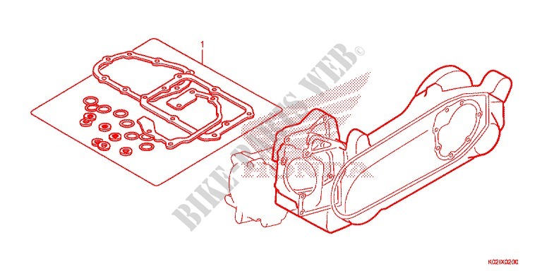 GASKET KIT for Honda SH 150 DS ABS 2016