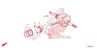 CRANKSHAFT for Honda SH 150 SPORTY SPECIAL 2E 2016