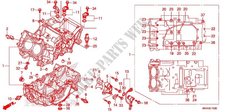 CRANKCASE   OIL PUMP for Honda NC 750 X ABS DCT SPECIAL 2016