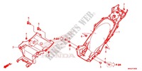 REAR FENDER for Honda NC 750 X ABS DCT 2016