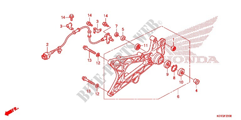 SWINGARM   CHAIN CASE for Honda SH 125 ABS D SPECIAL 3ED 2016